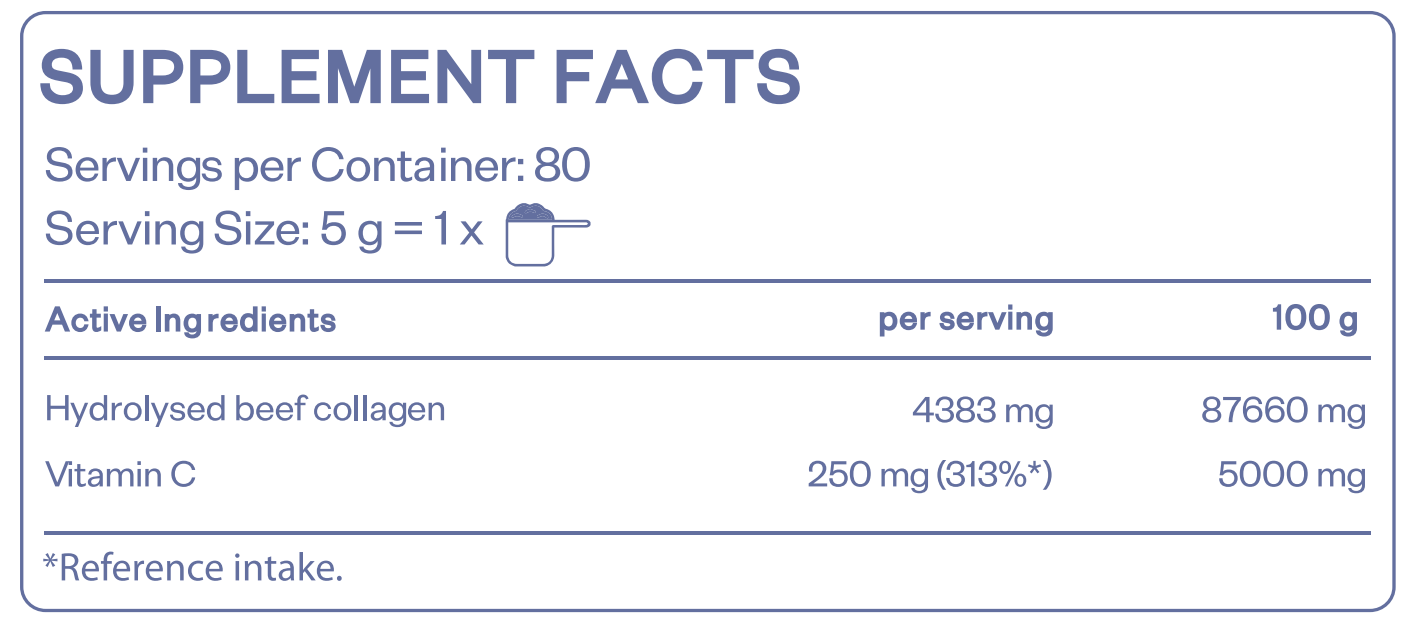 HS LABS - COLLAGEN WITH VITAMIN C - WILD FRUITS - 400 g