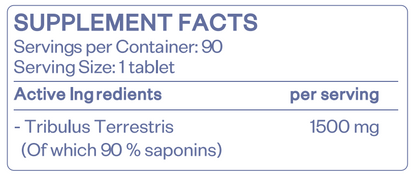 HS LABS - TRIBULUS MAX 1500 mg - 90 Tablets